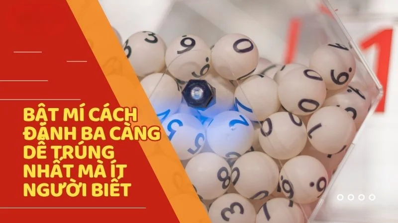 Cách đánh ba càng